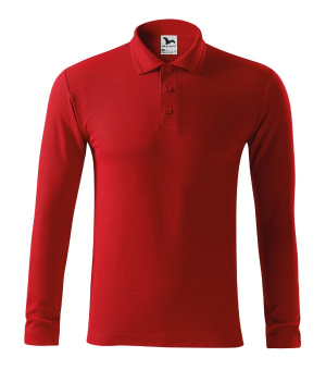 Pique Polo LS - Polokošeľa pánska