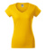 Fit V-neck - Tričko dámske - Malfini, farba - žltá, veľkosť - XS
