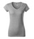 Fit V-neck - Tričko dámske - Malfini, farba - tmavosivý melír, veľkosť - XL