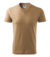 V-neck - Tričko unisex - Malfini, farba - piesková, veľkosť - L