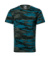 Camouflage - Tričko unisex - Malfini, farba - camouflage petrol, veľkosť - XS