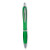 Guľôčkové pero s modrou náplňou, farba - transparentní zelená