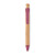 Bambusové guľôčkové pero, farba - červená