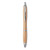 Guľôčkové pero ABS bambus, farba - matná stříbrná