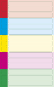 Zápisník Black Red L linajkový