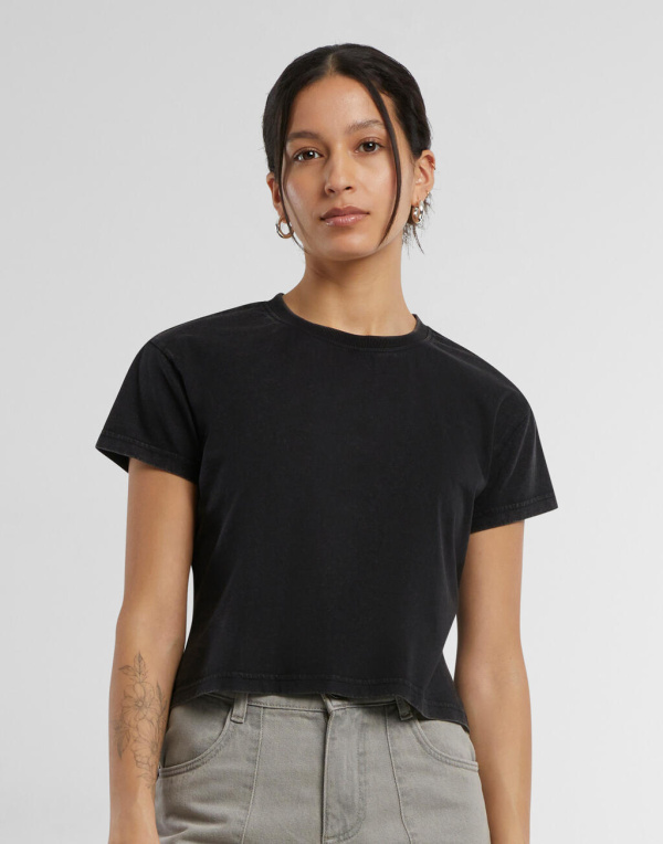 Ladies Vintage Cropped Tee - BYB
