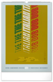 NOTIQUE Nástenný kalendár Alternative Movie Posters 2026, 33 x 46 cm