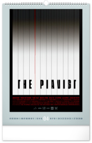 NOTIQUE Nástenný kalendár Alternative Movie Posters 2026, 33 x 46 cm