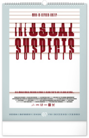 NOTIQUE Nástenný kalendár Alternative Movie Posters 2026, 33 x 46 cm