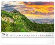 NOTIQUE Nástenný kalendár Magické Tatry 2026, 48 x 33 cm