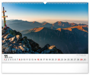 NOTIQUE Nástenný kalendár Magické Tatry 2026, 48 x 33 cm