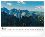 NOTIQUE Nástenný kalendár Magické Tatry 2026, 48 x 33 cm