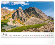NOTIQUE Nástenný kalendár Magické Tatry 2026, 48 x 33 cm