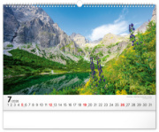NOTIQUE Nástenný kalendár Magické Tatry 2026, 48 x 33 cm