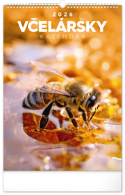 NOTIQUE Nástenný Včelársky kalendár 2026, 33 x 46 cm 