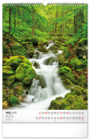 NOTIQUE Nástenný kalendár Naše Slovensko 2026, 33 x 46 cm