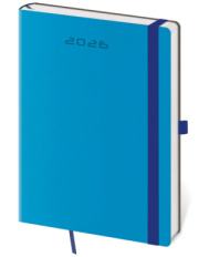Denný diár A5 Flexies modrý s pútkom