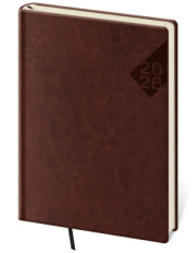 Denný diár A5 Nebrasca angl. červený