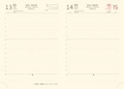 Denný diár A5 New Praga modrý s gumičkou