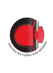 Týždenný diár A5 Flip červeno/čierny