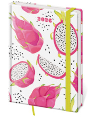 Týždenný diár A5 Vario Pitaya s gumičkou