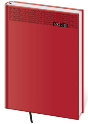 Týždenný diár B5 Gommato červený