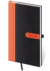 Vreckový diár Bora čierno/oranžový