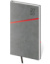 Vreckový diár Grife šedo/červený