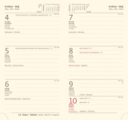 Vreckový diár Nebrasca modrý