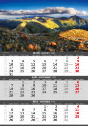 Trojmesačný kalendár Hory