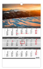 Kalendár Slovensko - trojmesačné