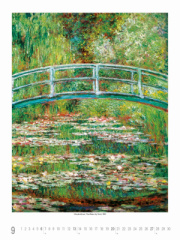 Nástenný kalendár Claude Monet 2026