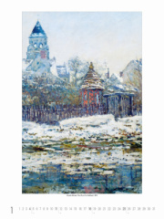 Nástenný kalendár Claude Monet 2026