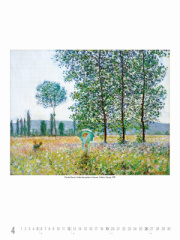 Nástenný kalendár Claude Monet 2026
