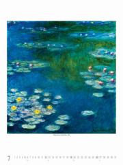Nástenný kalendár Claude Monet 2026