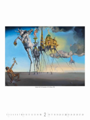 Nástenný kalendár Salvador Dalí 2026