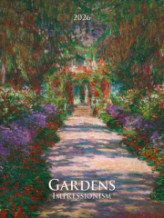 Nástenný kalendár Gardens Impressionism 2026