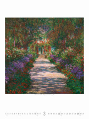 Nástenný kalendár Gardens Impressionism 2026
