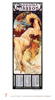 Nástenný kalendár Alfons Mucha 2026
