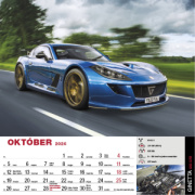 Nástenný kalendár Sports Cars 2026