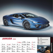 Nástenný kalendár Sports Cars 2026