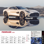 Nástenný kalendár Sports Cars 2026