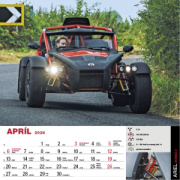 Nástenný kalendár Sports Cars 2026