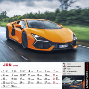 Nástenný kalendár Sports Cars 2026