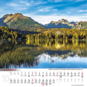 Nástenný kalendár Tatry 2026