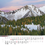Nástenný kalendár Tatry 2026