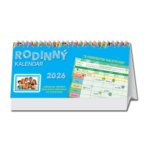 Stolový kalendár Rodinný kalendár 2026