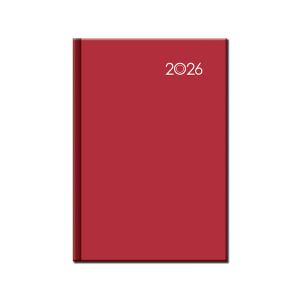 Týždenný diár A5 FALCON červený 2026