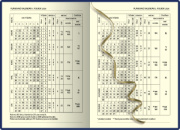 Týždenný diár A5 FALCON modrý 2026