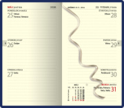 Mini diár A6 FALCON čierny 2026